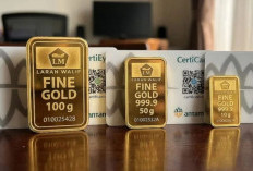 Harga Emas Antam Hari Ini Stabil di Rp2,574 Juta per Gram, Buyback Rp2,383 Juta