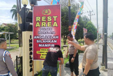 LUAR BIASA! Polsek Indralaya Sediakan Rest Area Mudik Lebaran 2026, Beragam Fasilitas Disediakan