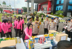 Bhayangkari Polda Sumsel Berangkatkan Lima Truk Bantuan Kemanusiaan Ke Aceh dan Sumatera Utara 