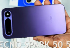 Tecno Spark 50 5G Resmi Meluncur: Tampil Stylish dengan Warna Ungu, Baterai Jumbo Performa Ngebut