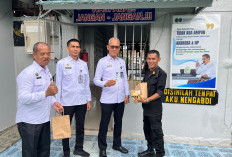 Lapas Tanjung Raja Ogan Ilir Bagikan Multivitamin untuk Tingkatkan Daya Tahan Tubuh Petugas