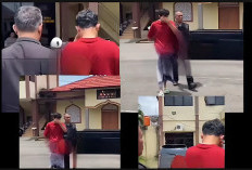 Penampakan Pak Alam Guru BK Lecehkan Siswi di Polres Lubuk Linggau, Pakai Sarung Saat Diperiksa Penyidik