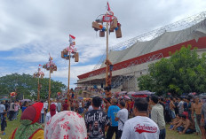 Meriahkan HUT ke-80 Kemerdekaan RI, Pemkab OKI Gelar Panjat Pinang, Perebutkan Hadiah Jutaan Rupiah