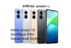 Infinix Smart 10 Kantongi Sertifikasi IP64 dan Desain Bodi Stylish