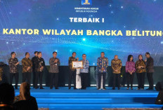 Kanwil Kemenkum Babel Dinobatkan sebagai Terbaik I Capaian Kinerja Nasional 2025