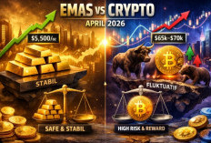 Emas Unggul, Crypto Masih Fluktuatif: Mana Investasi Paling Menguntungkan Hingga April 2026?