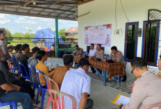 Antisipasi Karhutla Sat Binmas Polres OKI Penyuluhan di Desa Pedu Jejawi 