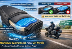 Modifikasi Comfort Seat Pakai Gel Medis, Solusi Nyaman Touring Mudik Lebaran 2026 Tanpa Pegal