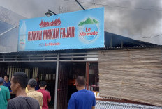 Rumah Makan di Kayuagung Terbakar, Diduga Tabung Gas Bocor