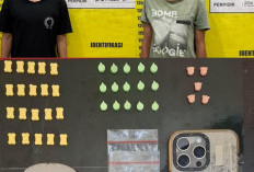 24 Jam Polisi di Palembang Tangkap 2 Pengedar Ineks di Lokasi Berbeda, BB Disamarkan Bolam dan Kotak Rokok  