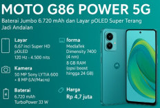 Moto G86 Power 5G Resmi Hadir, Baterai Jumbo 6.720 mAh dan Layar pOLED Super Terang Jadi Andalan