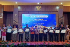 'Pajak Adalah Kerja Bersama', Bapenda Ogan Ilir Beri Penghargaan untuk Wajib Pajak Teladan dan Mitra Strategis