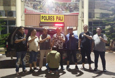Mobil Curian Ditemukan di Perkebunan Sawit Kabupaten PALI, Seorang Terduga Penadah Turut Diamankan Petugas 