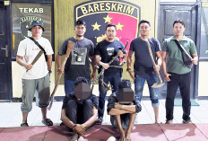Pelaku Pencurian Kabel Lampu Jalan di Komplek Perkantoran Tanjung Senai Ogan Ilir Diamankan Polsek Indralaya