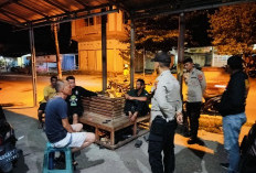 Patroli Malam di Titik Rawan, Polsek Tanjung Batu Ogan Ilir Imbau Warga Hindari 3C, Balap Liar & Judi Online