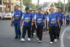 Gebyar HUT Pengayoman ke-81, Kanwil Kemenkum Sumsel Gelar Fun Walk Serentak