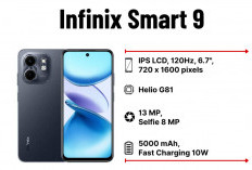 Infinix Smart 9 Hadir  HP Gaming di Bawah Rp2 Juta dengan RAM 8GB! Ngabers Makin Gacor!