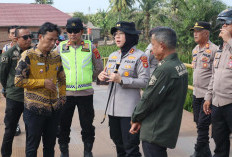 Kapolres Ogan Ilir Patroli Cek Embung Persediaan Air di Titik Rawan Karhutla di Indralaya Utara