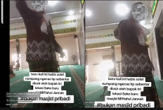 Waduh, Oknum Pengurus Masjid di Sako Baru Larang Pengunjung Ngecas Handphone