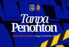 Laga Derby Sumsel di Stadion GSJ Palembang Dipastikan Tanpa Dihadiri Penonton