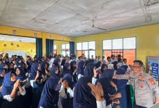 Satgas BEKAWAN Polres Lubuk Linggau,  Polres Lubuk Linggau cegah tawuran pelajar,  polisi masuk sekolah Lubuk 