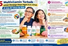 5 Multivitamin Terbaik untuk Menjaga Daya Ingat dan Fokus di Usia 50 Tahun ke Atas