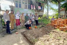 Dukung Visi Indonesia Emas, Polres Ogan Ilir dan BAZNAS Bangun Rumah Layak Huni bagi Lansia di Pemulutan