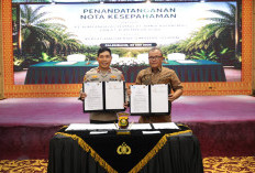 Wakapolda Sumsel  Brigjen Pol. Rony Samtana Pimpin Penandatanganan MoU Mitigasi Karhutla