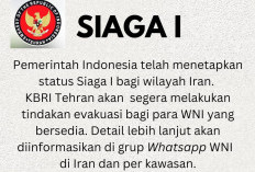 KBRI Tetapkan Status Siaga 1 bagi WNI di Iran, Pemerintah Siapkan Evakuasi Darurat