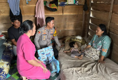 Menyentuh Hati, Polsek Babat Supat Bantu Anak Penderita Hidrosefalus Jelang Hari Bhayangkara ke-80