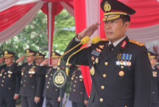 Wakapolda Sumsel Pimpin Upacara HUT ke-81 RI, Ini Pesan untuk Seluruh Personel