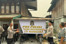 Cegah Peredaran Narkotika, Polres Ogan Ilir Dirikan Pos Polisi Bersama Masyarakat Anti Narkoba di Sekonjing