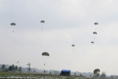 320 Penerjun dari 5 Negara Ikuti Latihan Gabungan Bersama SGS di Langit Baturaja