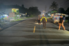 Lakalantas di Timbangan Indralaya Ogan Ilir, Seorang Penumpang Motor Tewas Terpental