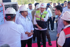 Bupati Ogan Ilir Dampingi Wapres Gibran Tinjau Progres Pembangunan Junction Palembang di Pemulutan