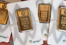 Harga Emas Antam Hari Ini Merosot Rp5.000, Buyback Ikut Turun