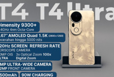 Vivo T4 Ultra Usung Chipset Dimensity 9300+ dan Kamera Periskop 50MP Bisa Zoom Hingga 100x