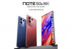 Infinix Note 50S 5G Mengusung Layar AMOLED Lengkung dengan Sertifikasi IP64