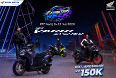 Honda Sumsel Gelar Exhibition Week di PTC Mall, New Honda Vario EVO 160 Promo Angsuran Mulai Rp150 Ribu