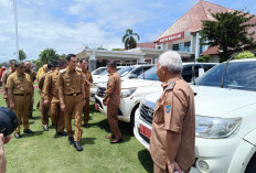 Ratusan Kendaraan Dinas Pemkab OKI Tidak Dihadirkan, Bupati OKI Lakukan Pengecekan