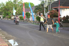 Polres OKI Rutin Atur Lalu Lintas di Titik Rawan Kepadatan Kendaraan