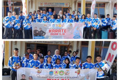 Ketua KONI Ogan Ilir Lepas Keberangkatan Kontingen Karate dan Tinju ke Porprov XV Musi Banyuasin
