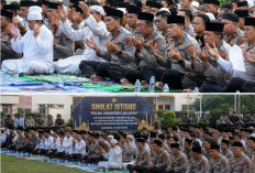 Polda Sumsel Gelar Sholat Istisqo, Ikhtiar Hadapi Kemarau dan Ancaman Karhutla