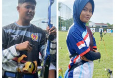 Kalahkan Atlet Tuan Rumah di Semifinal, Panahan Ogan Ilir Segel 2 Tempat di Partai Final Porprov XV Sumsel