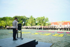 Polres OKI Gelar Apel Siaga May Day 2026, Ratusan Personel Disiagakan