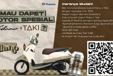 Diskon Kopi 50% dan Hadiah Motor Grand Filano di Taki Cafe!