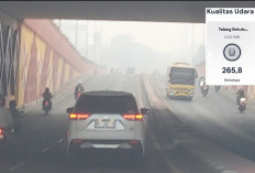 Kualitas Udara Palembang Pagi Ini Katagori Zona Berbahaya, Angkanya Tembus 379,4 µg/m³