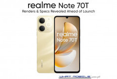 Realme Note 70T Mengusung Tampilan Layar AMOLED Full HD+ dengan Refresh Rate 120 Hz