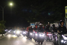 Keseruan GTA Night Ride Aerox Alpha di Bengkulu, Pecah!