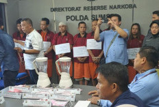 Polda Sumsel Musnahkan Barang Bukti Narkotika Milik 10 Orang Tersangka